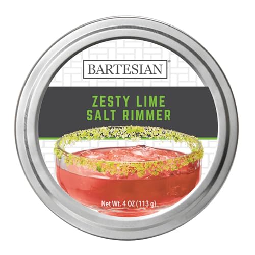 Bartesian Zesty Lime Salt Cocktail Rimmer - Premium Margarita Garnish