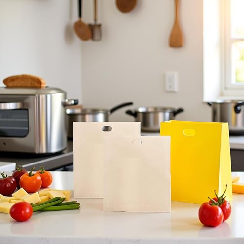 Tustao Reusable Toaster Bags for Grilled Cheese & Sandwiches 2 Pcs