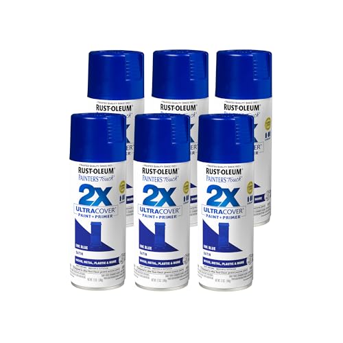 Rust-Oleum Painter's Touch Satin Spray Paint, Ink Blue 12 oz