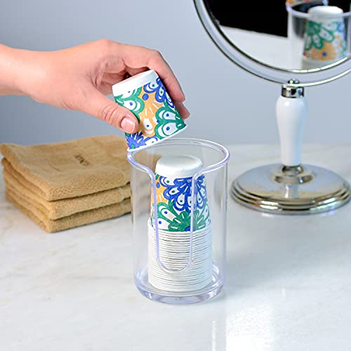 Youngever 2-Pack Clear Plastic Paper Cup Dispenser Holder