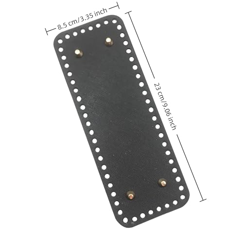 PU Leather Bag Bottom Set - 3 Sizes Rectangle Shapers for DIY Bags
