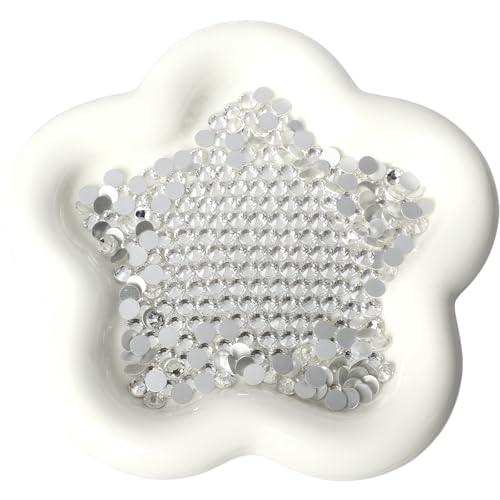 Diamonland Flatback Glass Crystal Rhinestones SS3 1440pcs for Nail Art and Crafts