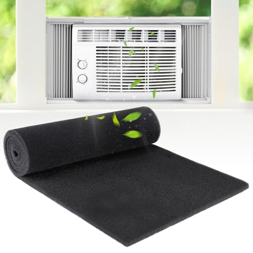 MADHOLLY Cut-to-Fit Air Conditioner Filter Pad - 15.7" x 59" x 0.3" Washable