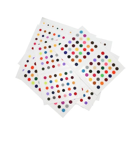 IS4A Velvet Bindi 360 Pcs Multicolor Round Dot Forehead Stickers