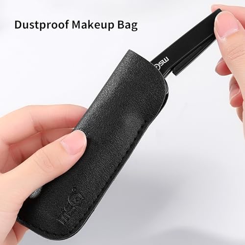 MSQ Folding Eyelash Comb and Eyebrow Brush Duo Grooming Tool