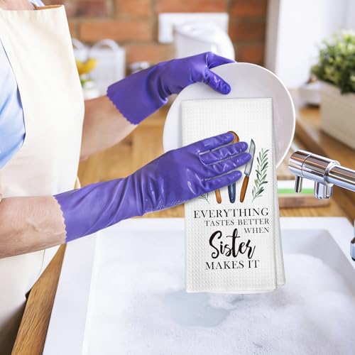 Sister Gifts Decorative Kitchen Towels - 16x24 Inch, Sister01