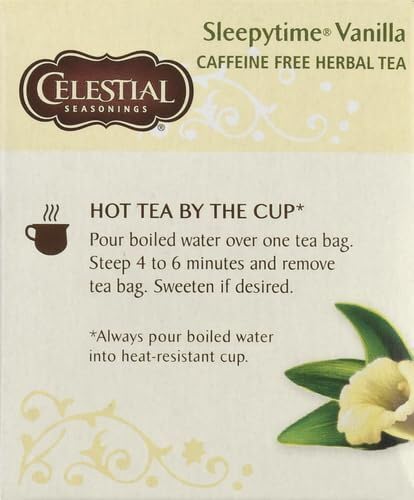 Sleepytime Vanilla Herbal Tea by Celestial Seasonings - 20 Bags