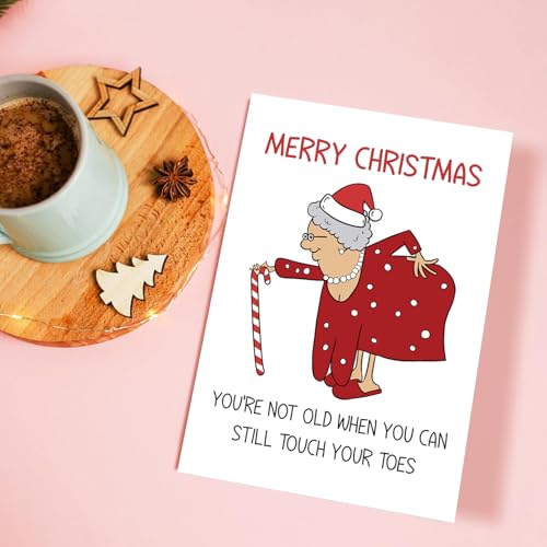 Funny Christmas Card for Women - Humorous Holiday Greeting
