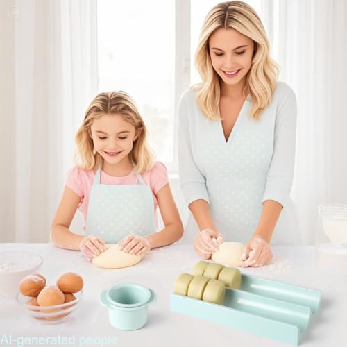 MITCHENIFY Round Cake Pop Mold and Tray Set - Mint 1.73-Inch Cutter