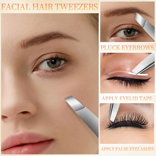 Teenitor 4-Piece Blackhead Remover Tweezers & Pimple Popper Kit