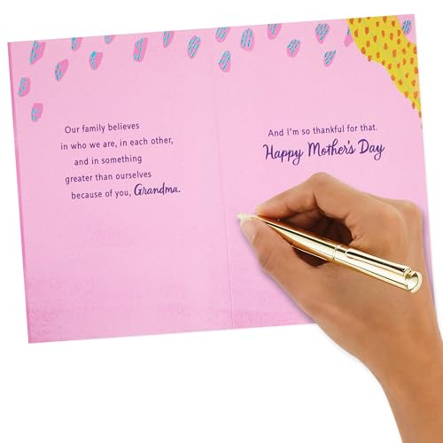 Hallmark Mother's Day Card for Grandma with Foil and Gemstones