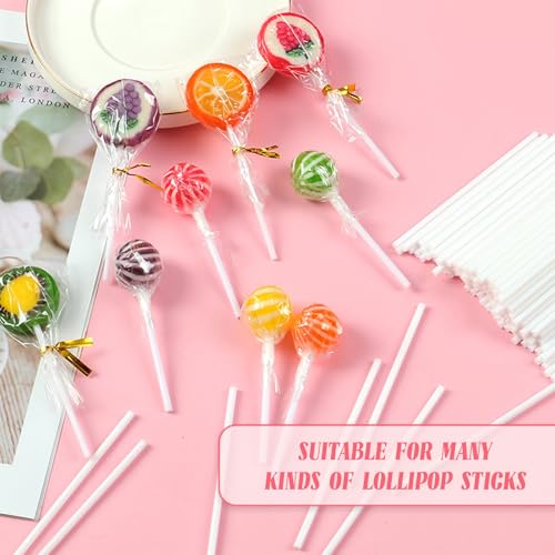 100 Food-Grade Cake Pop Sticks - Eco-Friendly Lollipop Sticks