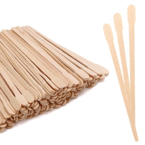 Wooden Waxing Applicator Sticks 200PCS - Small Facial Hair Removal Spatulas