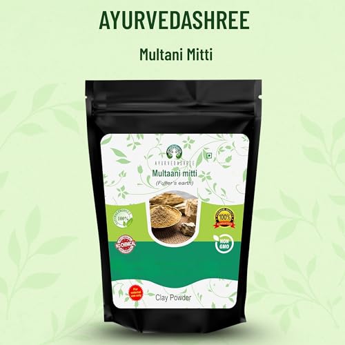 AYURVEDASHREE Pure Fuller's Earth Clay Multani Mitti Powder 50g