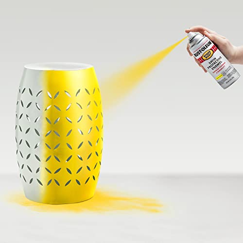 Rust-Oleum Stops Rust Protective Spray Paint, Satin Citrus Yellow, 12 oz, 6-Pack