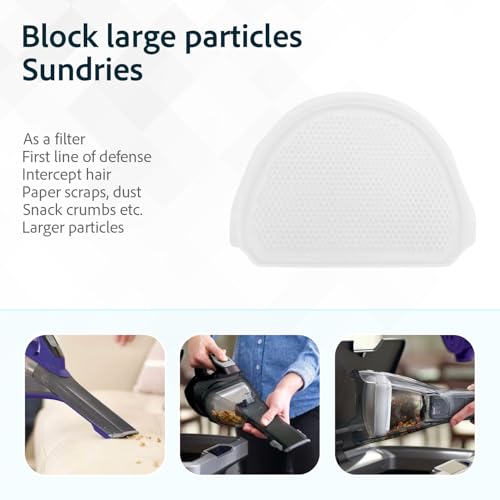 KLMHT 90640311 Vacuum Pre-Filter for Black & Decker Vacuum Cleaners, Pack of 2