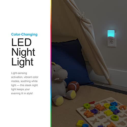 GE Color Changing Night Light with Dusk to Dawn Sensor