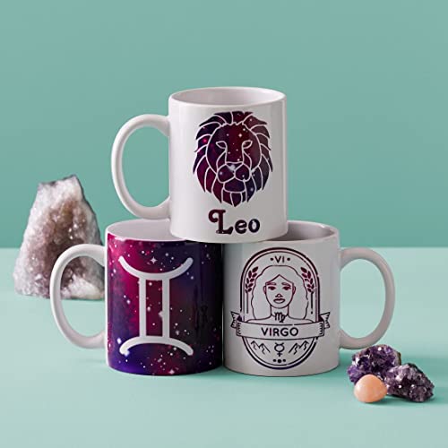 Cricut 15oz Sublimation Mug - Ceramic, Dishwasher & Microwave Safe, 6 Pack