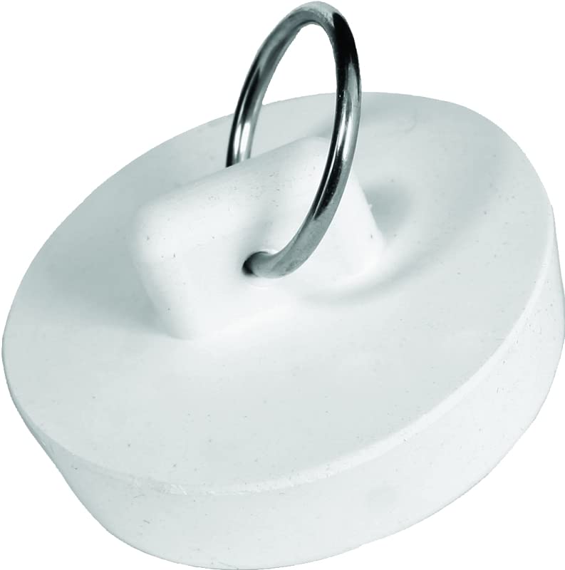 Premium Rubber Drain Stopper for 1-5/8” Drains - Stain-Resistant with Metal Ring