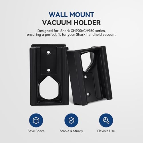 Wall Mount Vacuum Holder for Shark CH900/CH950 Series