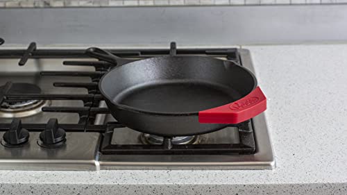Lodge Silicone Assist Handle Holder, Red, Dishwasher Safe - 1 Count