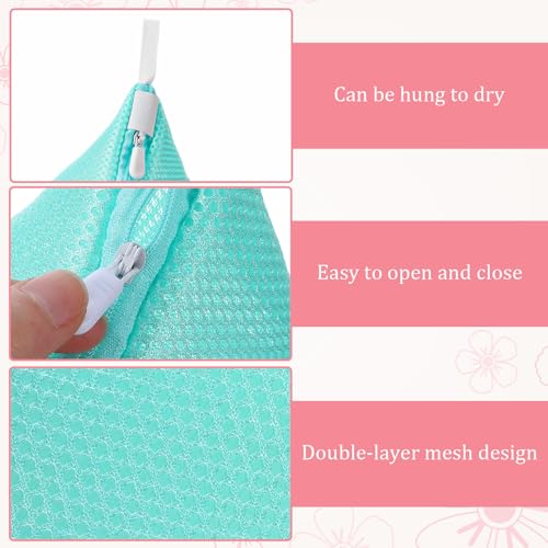 4-Pack Small Mesh Laundry Pod Bags - Anti-Sticking Organizers