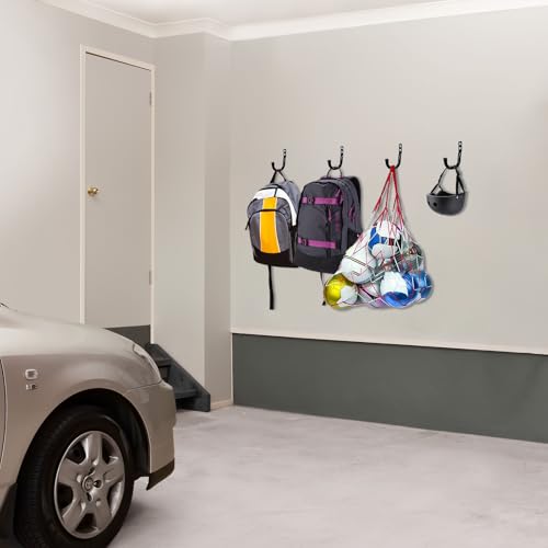 KURUI Heavy Duty Wall Hooks 6Pcs, 3.5in Utility Storage Hooks