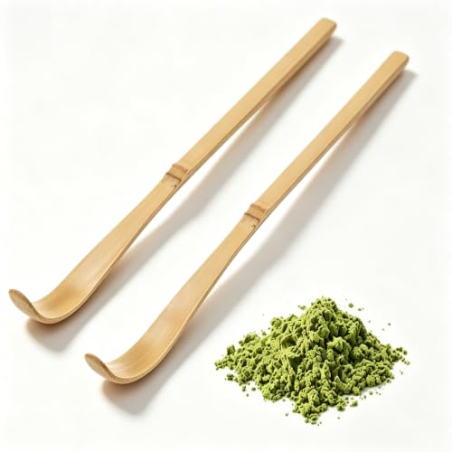 Japanese Bamboo Matcha Scoop Set - 18cm Traditional Tea Spoon