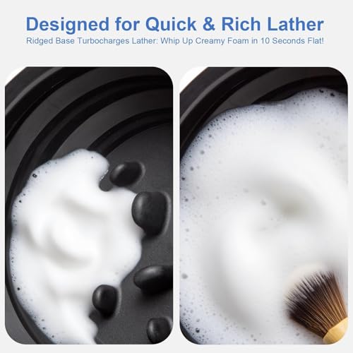 SPOSAFE Foldable Shaving Soap Bowl – Portable Silicone Lather Cup for Wet Shaving
