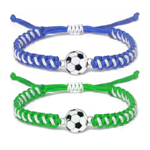 Handmade Game Day Bracelets Set for Sports Fans - Adjustable & Beaded