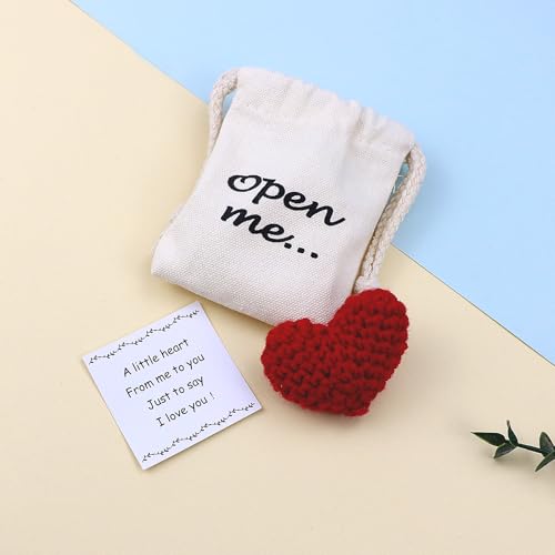 Pocket Hug Crochet Heart Gift - Romantic Keepsake for Him and Her