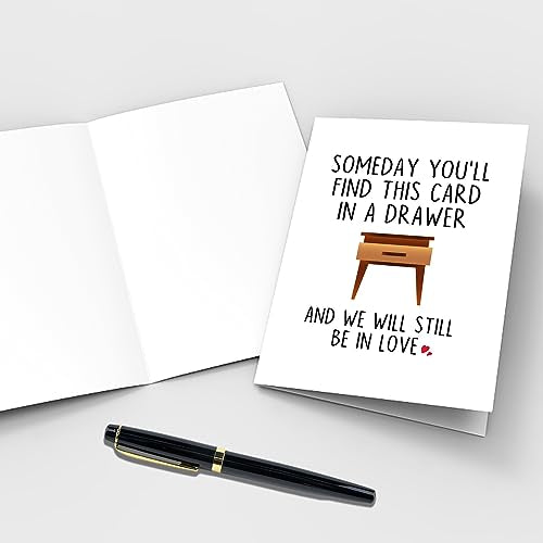 Funny Anniversary Card for Husband Wife, Hilarious Love Greeting Card
