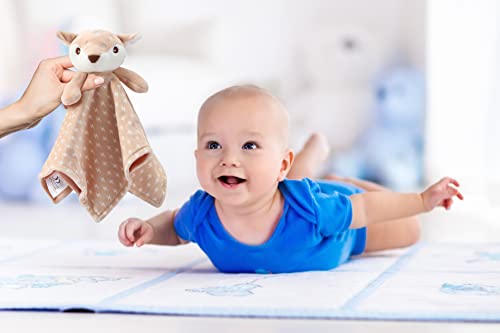 CREVENT Cozy Plush Baby Security Blanket for Boys & Girls