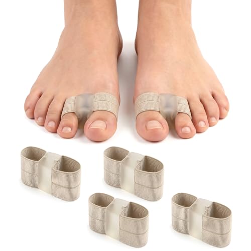 Bunion Corrector and Toe Separators - 4PCS Gel Toe Spacers for Overlapping Toes