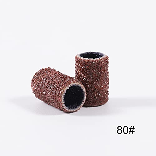 Yimart 210pcs Nail Sanding Bands Set with Assorted Grits for Electric Drill