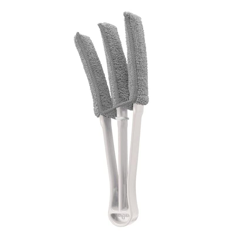 Unger Mini-Blind Duster 3-Inch Gray Microfiber Dusting Tool