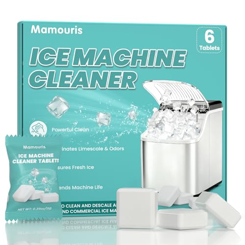 Mamouris Ice Maker Cleaner Tablets - 6 Pack, Nickel Safe Descaler