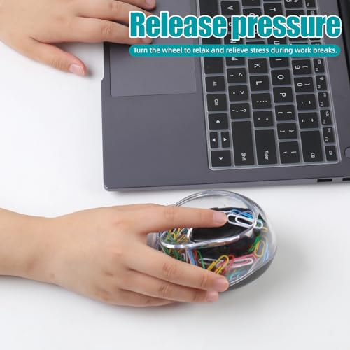 Mecyfaty Magnetic Paper Clip Holder with 100 Colorful Clips