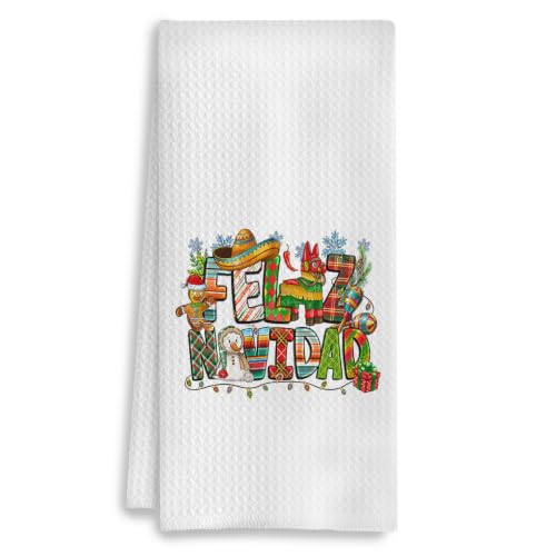 Christmas Kitchen Dish Towels 16x24 Inches - P- Christmas Towel