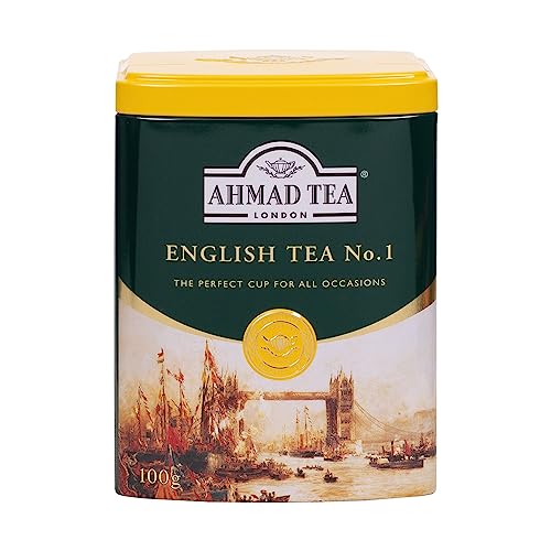 Ahmad Tea English Scene Gift Tin - English Tea No.1 100g - Premium Black Tea