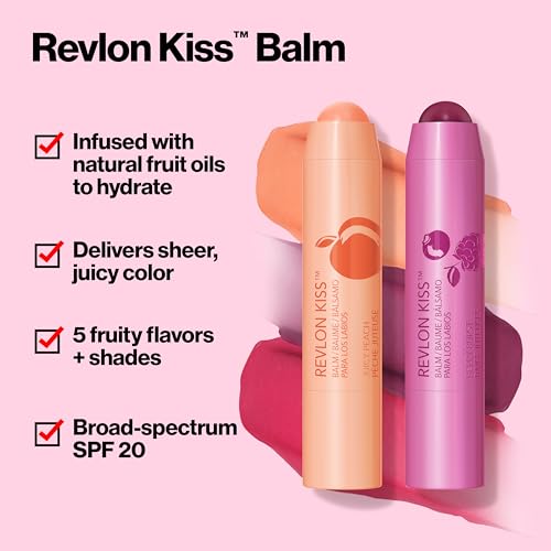 Revlon Kiss Tinted Lip Balm with SPF 20 - Berry Burst 0.09 oz