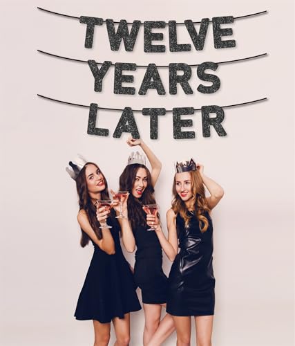Pre-Strung 12th Anniversary Banner - Milestone Party Decor