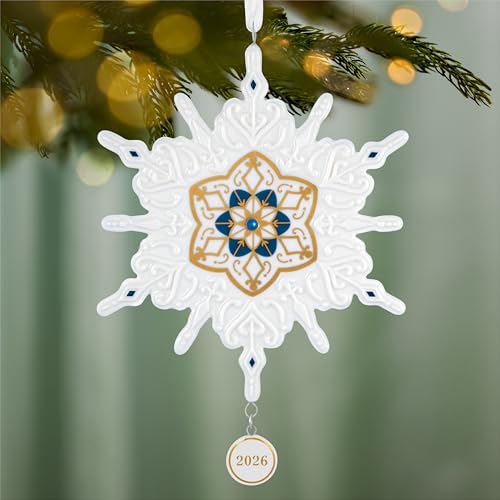 Hallmark Keepsake Christmas Ornament Snowflake 2026 - Festive Holiday Decor
