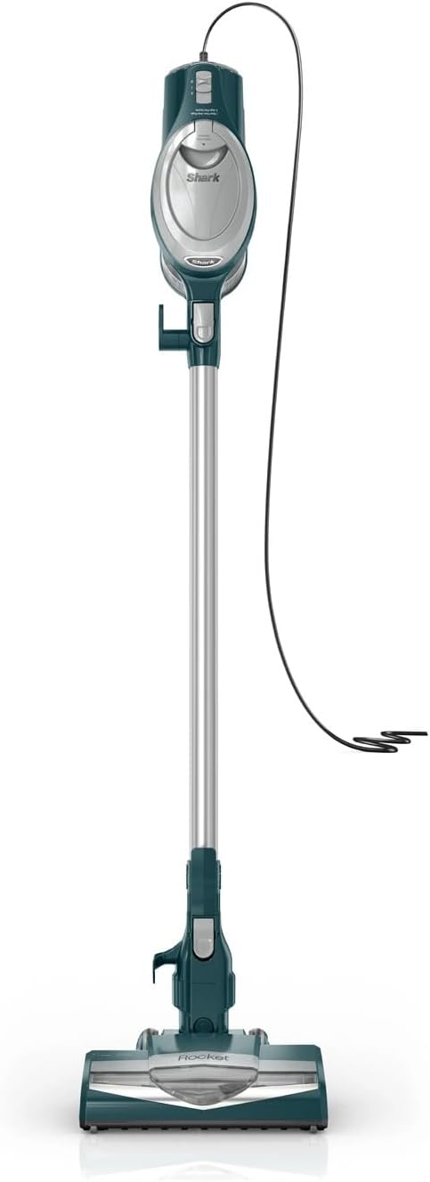 Shark CS112 Rocket Corded Stick Vacuum - Lightweight, Bagless Design for Carpet & Hard Floors - Green