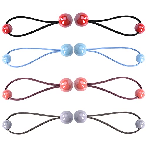 Bubble Ball Hair Ties for Girls Elastic Ponytail Holders 8 Pcs