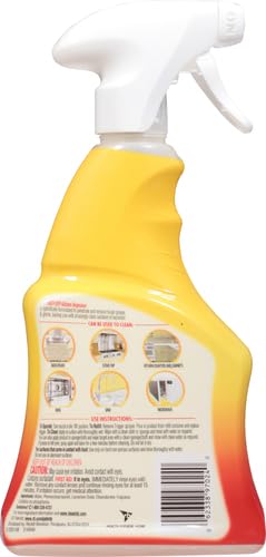 Kitchen Degreaser Cleaner Lemon Scent - Heavy Duty Grease Remover, 16 Fl Oz