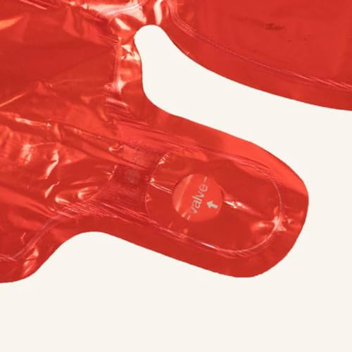 Christmas Baby Shower Balloon Banner with Santa Baby Foil Letters - Red