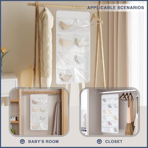 26-Pocket Closet Organizer for Socks, Underwear & Accessories