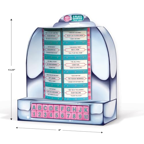 Beistle 3D 1950s Jukebox Tabletop Centerpiece - Retro Diner Party Decoration
