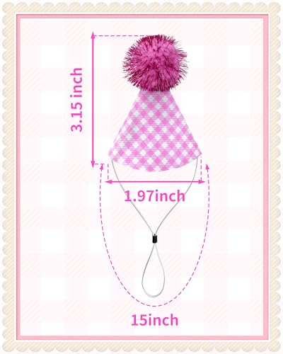 PET SHOW 10-Pack Mini Party Hats for Small Dogs, Cats & Stuffed Animals